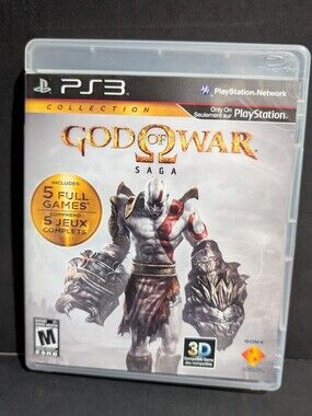 God of War Saga (Sony PlayStation 3, 2012) PS3 Collection Complete